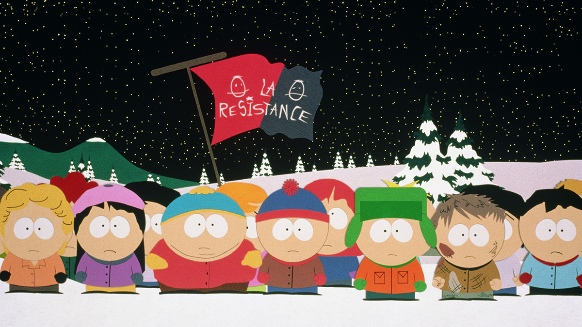 An image from the South Park movie
