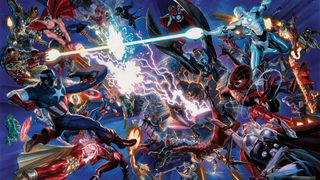 Best Marvel Comics events of all time: Secret Wars art by Alex Ross