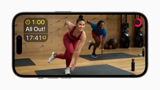 Apple Fitness Plus on an iPhone