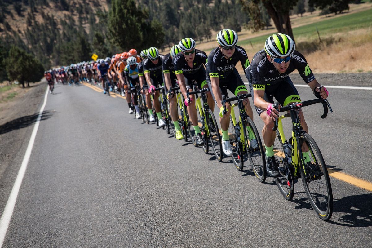Holowesko spent the day chasing hard on the front