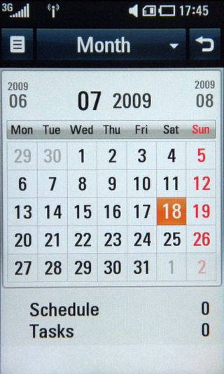 LG gd900 crystal calendar