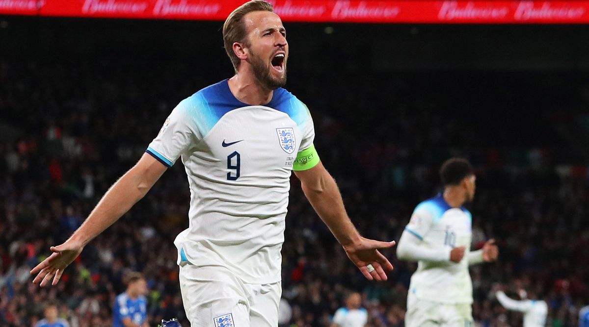 Harry Kane of England, October 2023 England Euro 2024 