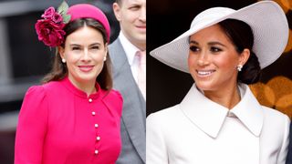 Sophie Winkleman and Meghan Markle, both at the Service of Thanksgiving for the Platinum Jubilee