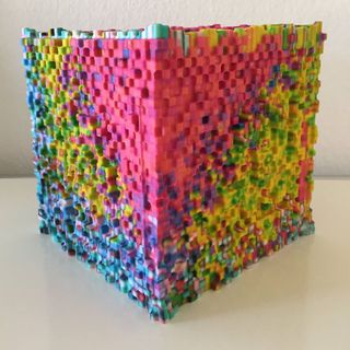 3D printed pixel art