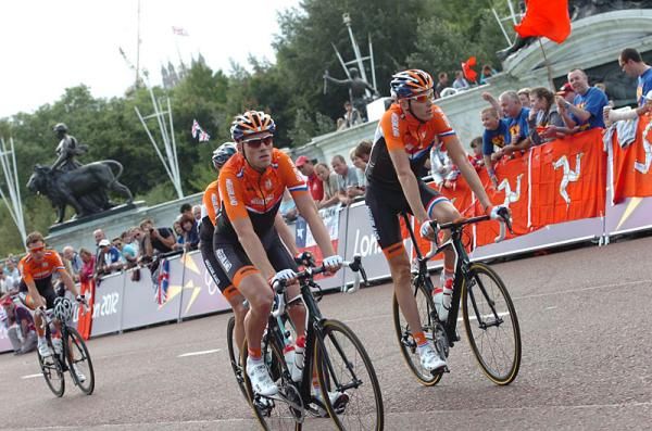 The Netherlands' Lars Boom and Robert Gesink