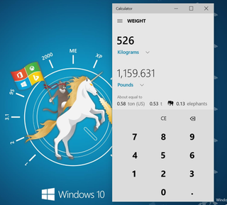 Calculator in Windows 10