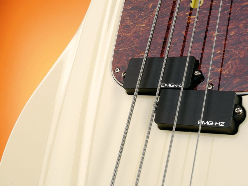The Primal Instinct features an EMG-HZ split coil passive pickup