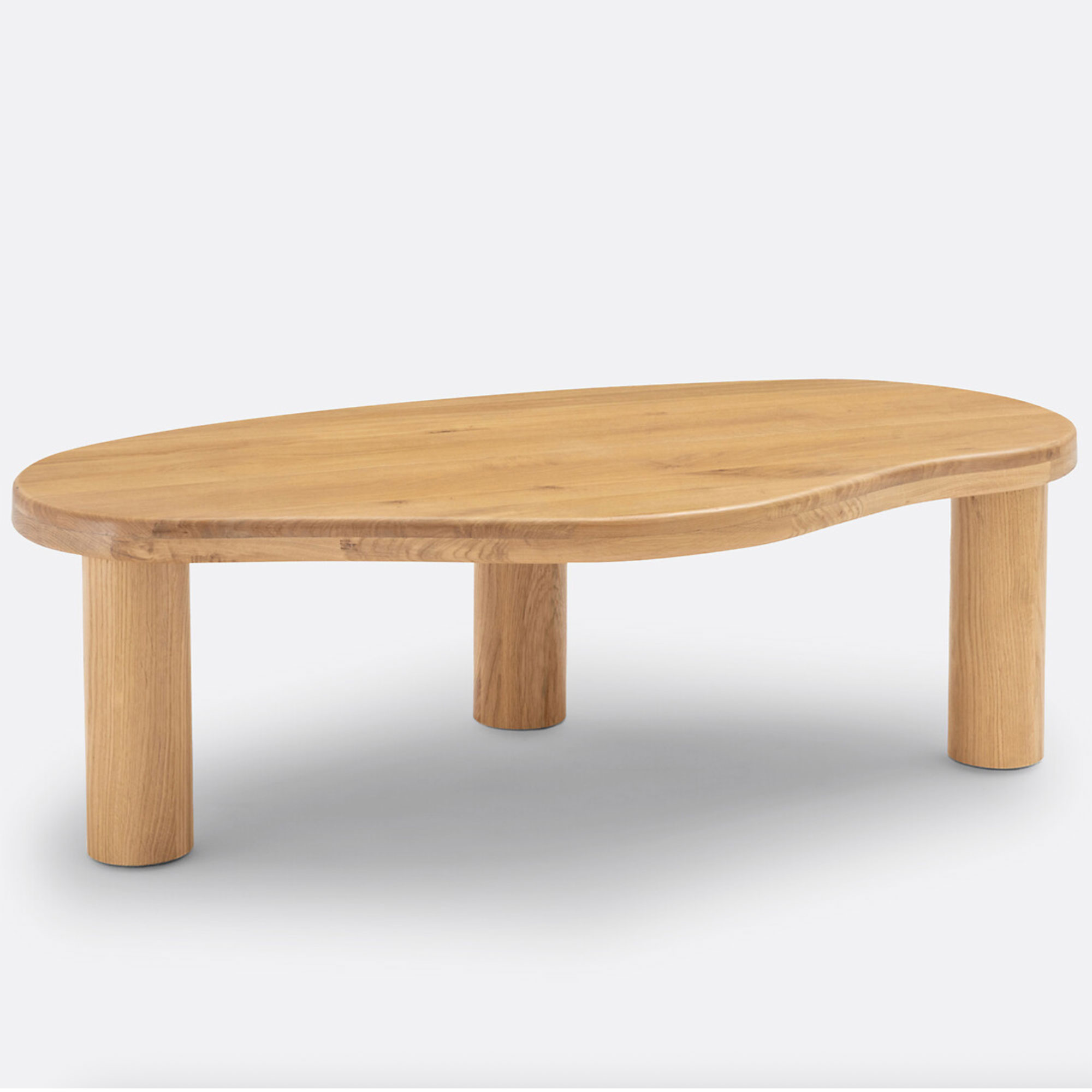 Rodi Organically Shaped Oak Coffee Table