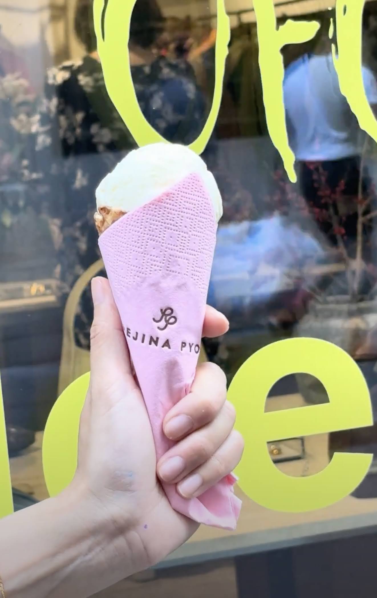 rejina pyo ice cream pop up