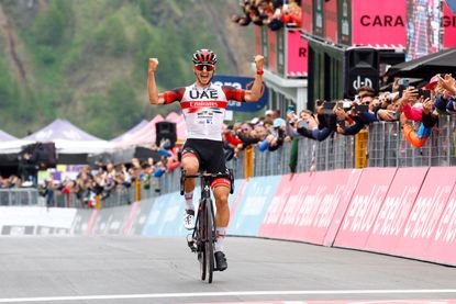 Alessandro Covi Giro Italia stage 20 winner. 