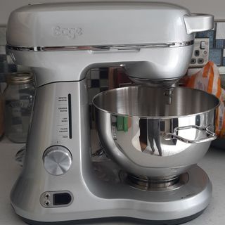 Sage The Bakery Boss Stand Mixer on kitchen counter