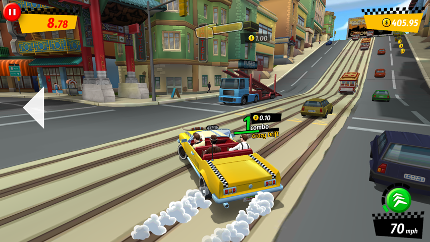 ANDROID - taxi Crazy Taxi: City Rush gains a new district, new taxis and more in