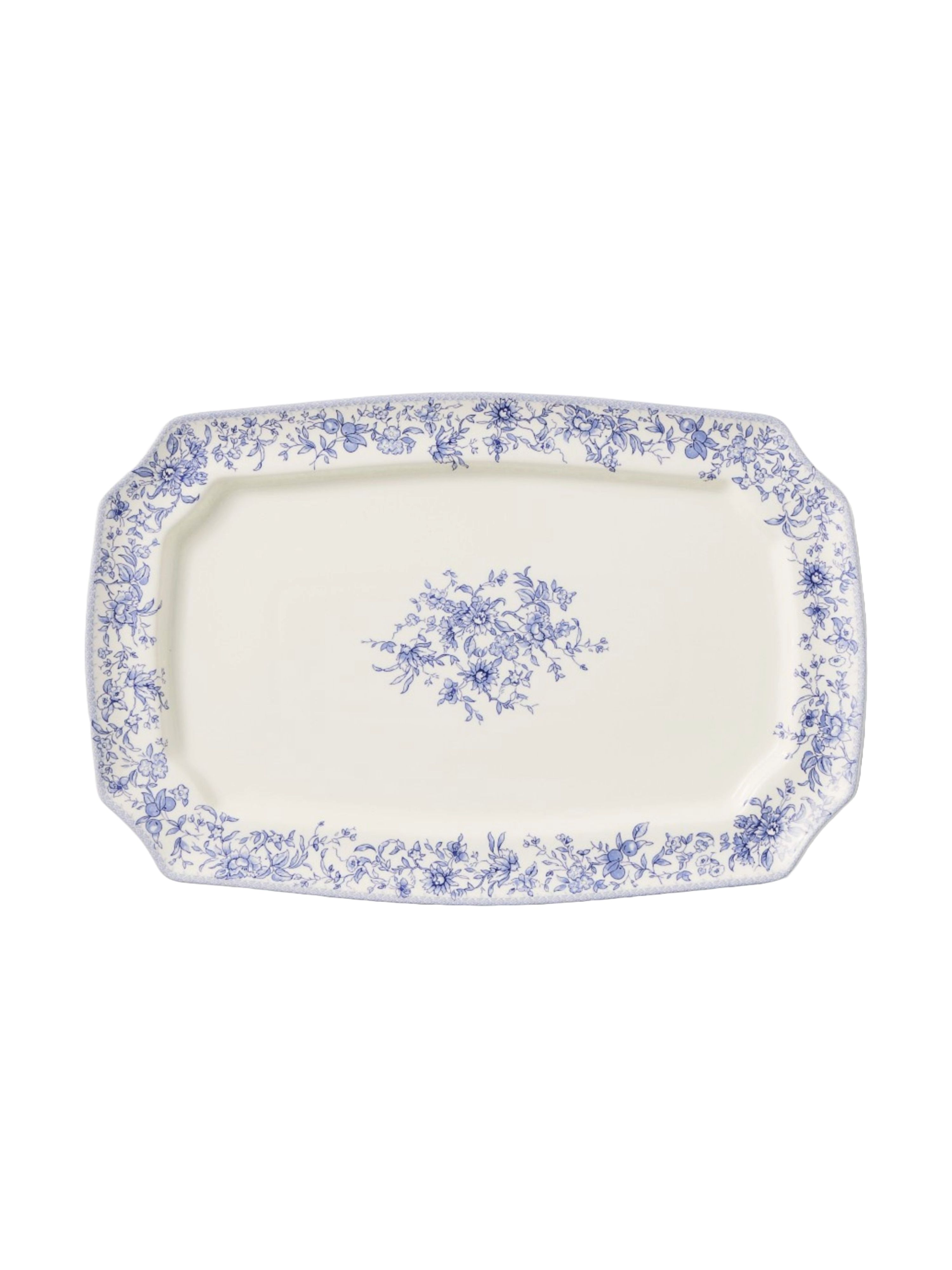 English Floral platter
