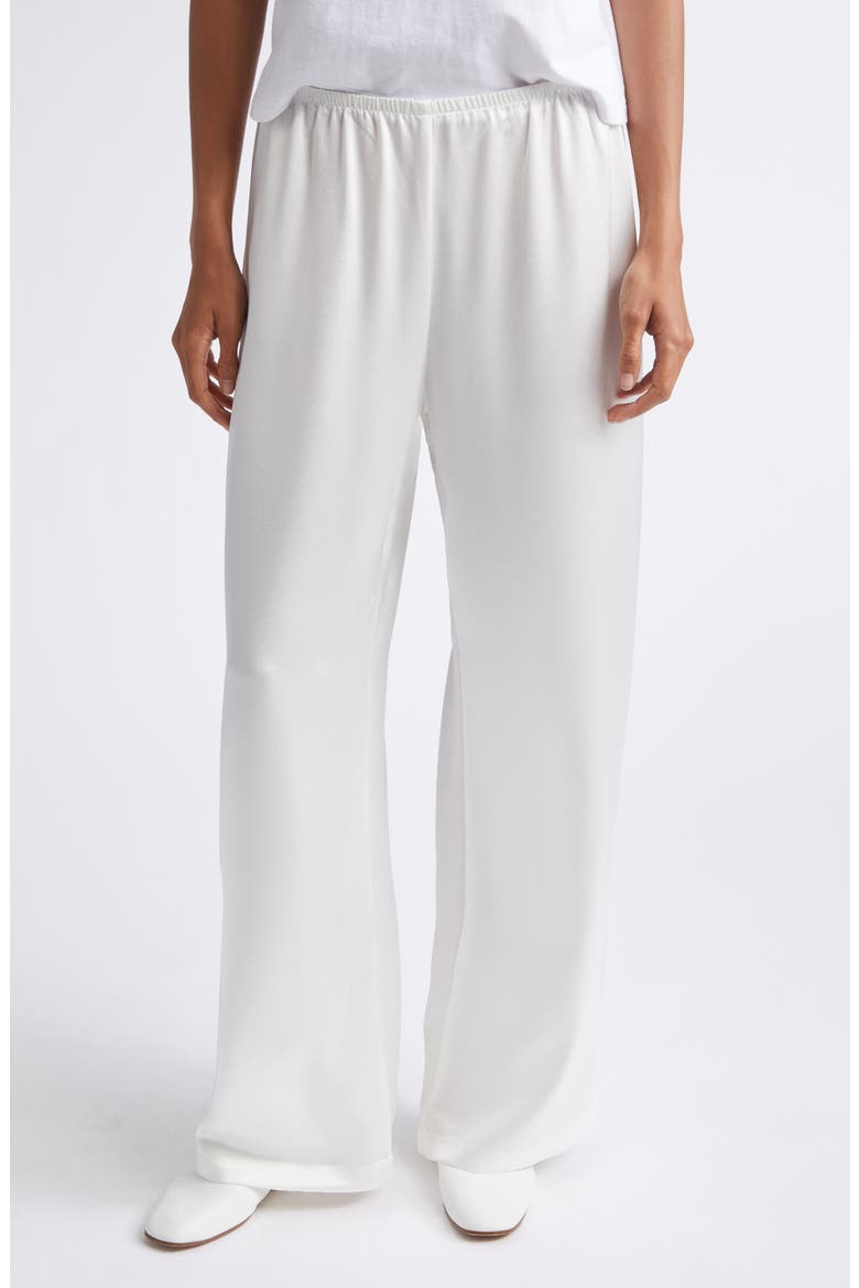 Barb Wide Leg Satin Pants