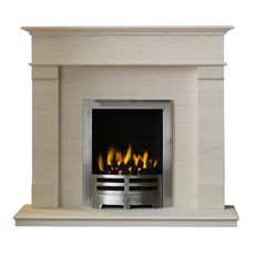 Gallery Derwent Limestone Suite And Natural Gas Fire
