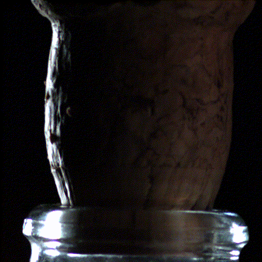 A Mach disk forms during the uncorking of a bottle of champagne.