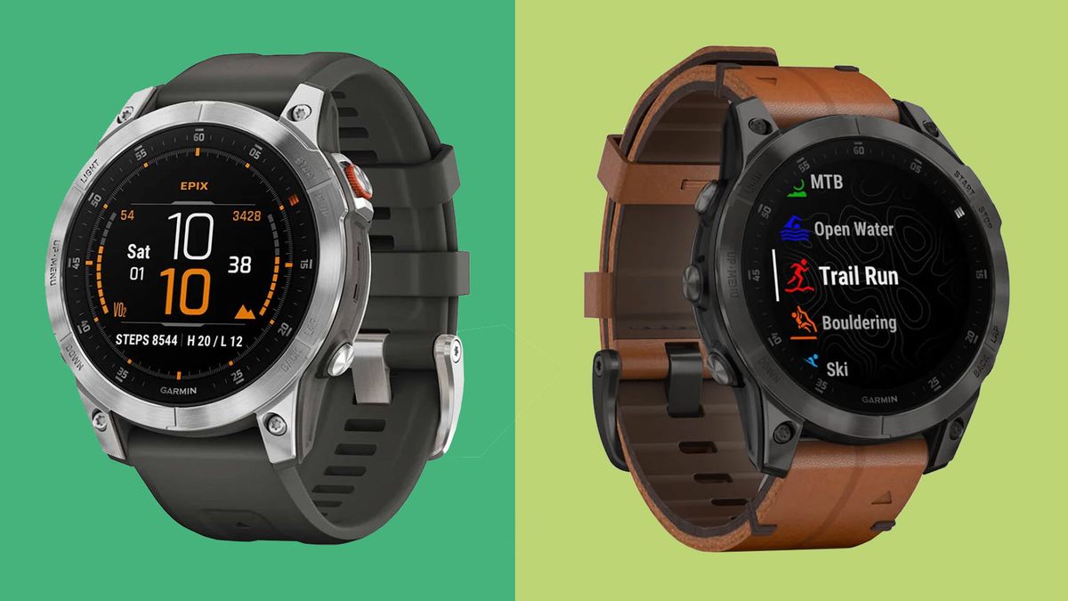 Garmin Epix (Gen 2) watch and Garmin Epix (Gen 2) Sapphire watch