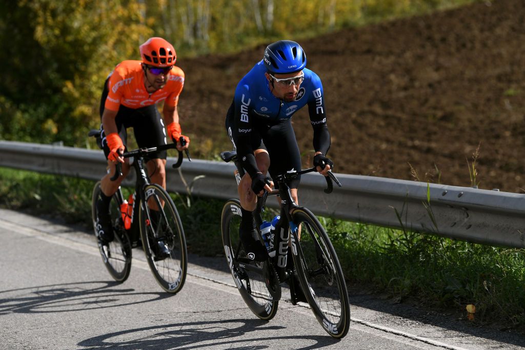 Victor Campenaerts, Joey Rosskopf form part of the breakaway during stage 12 at the Giro d'Italia