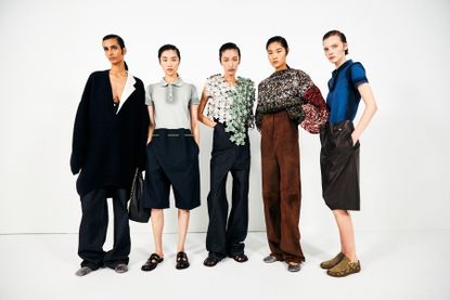 Fashion in 2024: backstage at Loewe S/S 2024 show