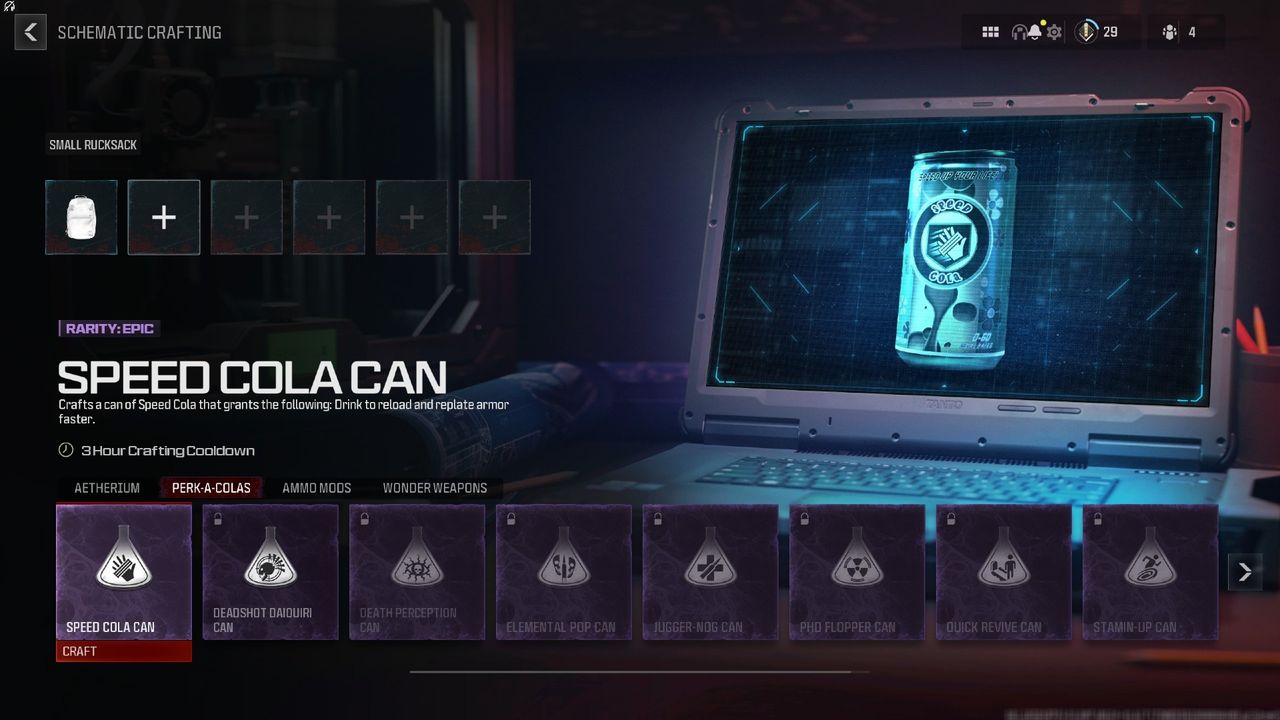 Modern Warfare 3 zombies Schematics - Crafting Acquisitions