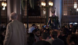 The Avengers Loki Germany scene