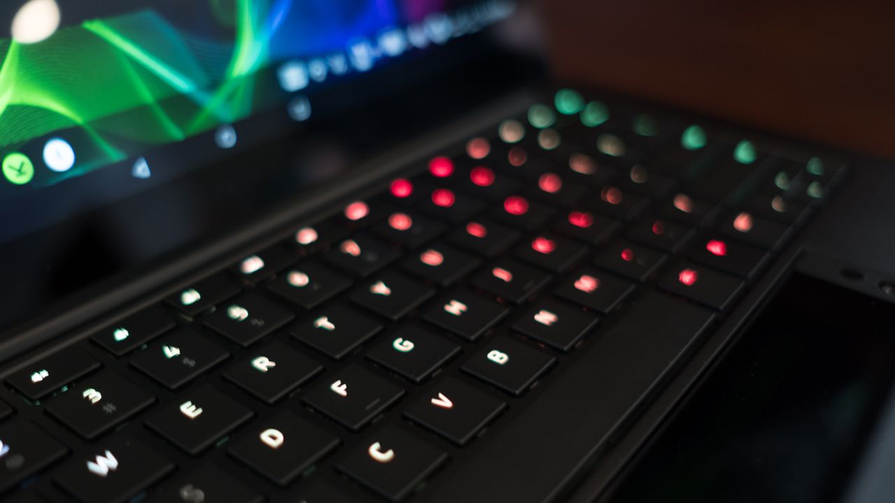 Full RGB keyboard on tap