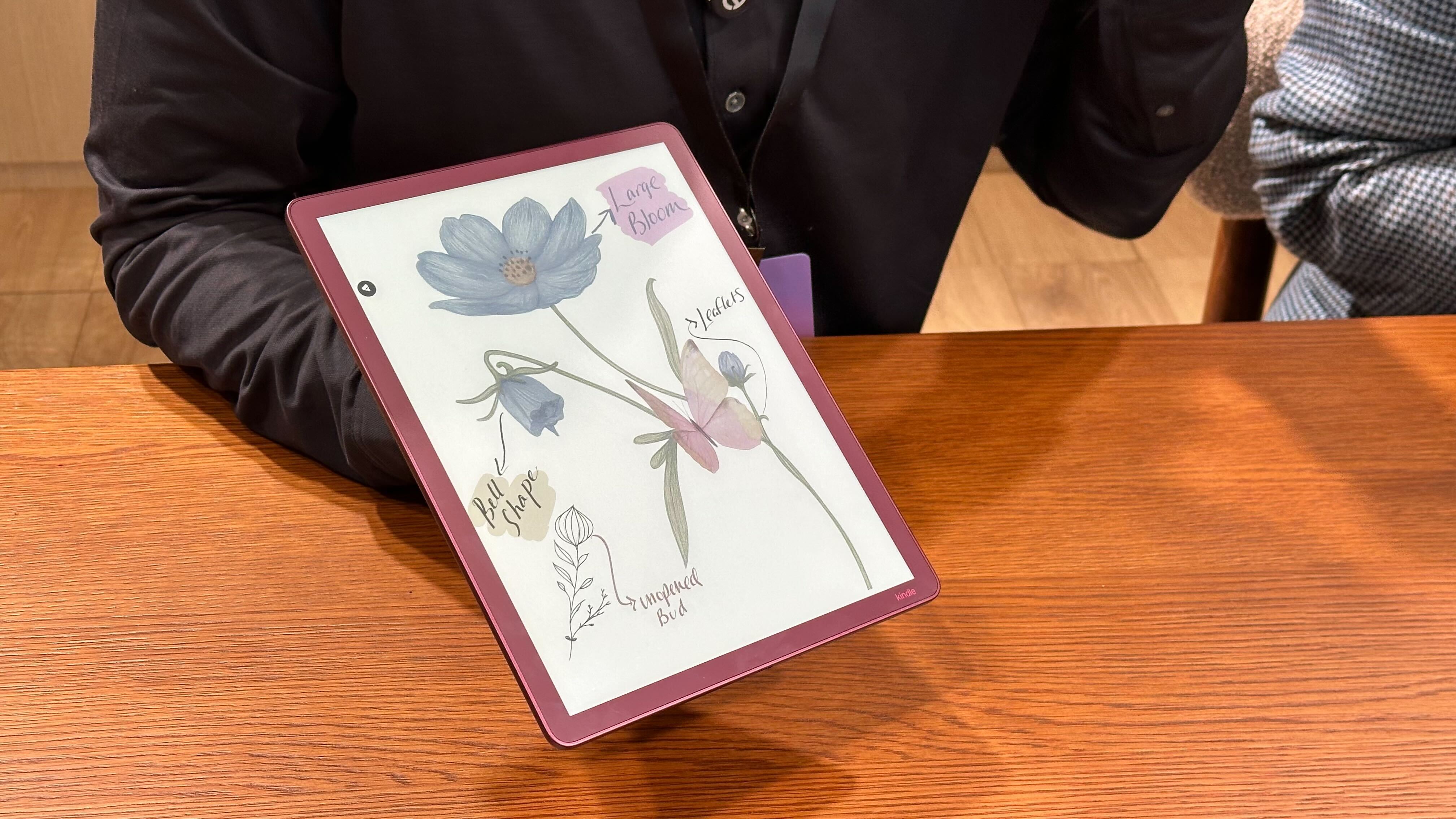 Using the new color Kindle Scribe