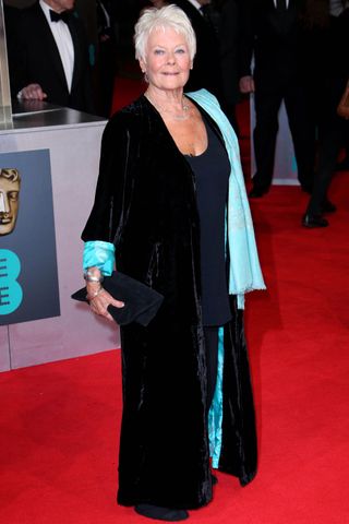 Dame Judy Dench at the BAFTAs 2014