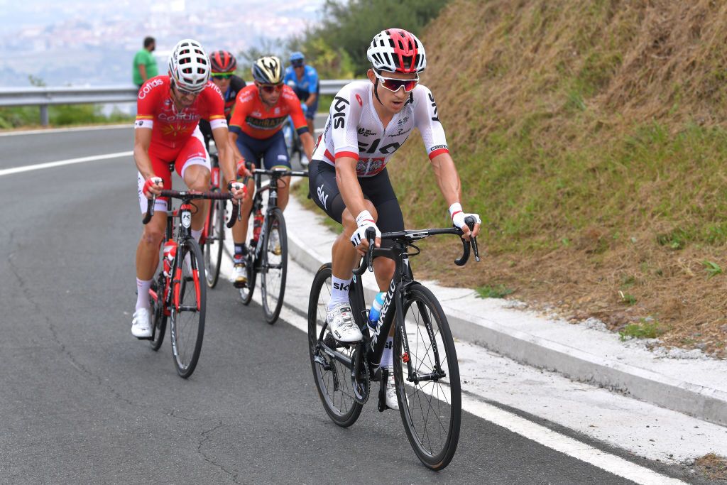 Michal Kwiatkowski (Team Sky) in the escape