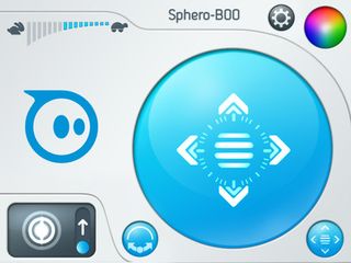 A screenshot of the Orbotix Sphero app for iPad