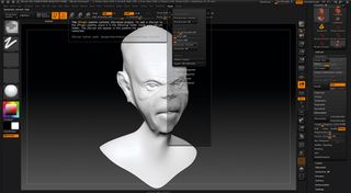 Use ZBrush’s Decimation Master, with your chosen level of decimation, to massively reduce your model's polygon count without noticeably losing detail