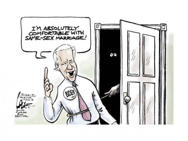 Biden comes out