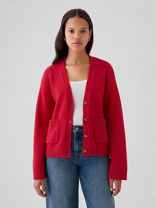 Pocket Cardigan Sweater