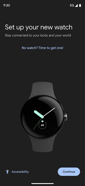 Google Pixel Watch app