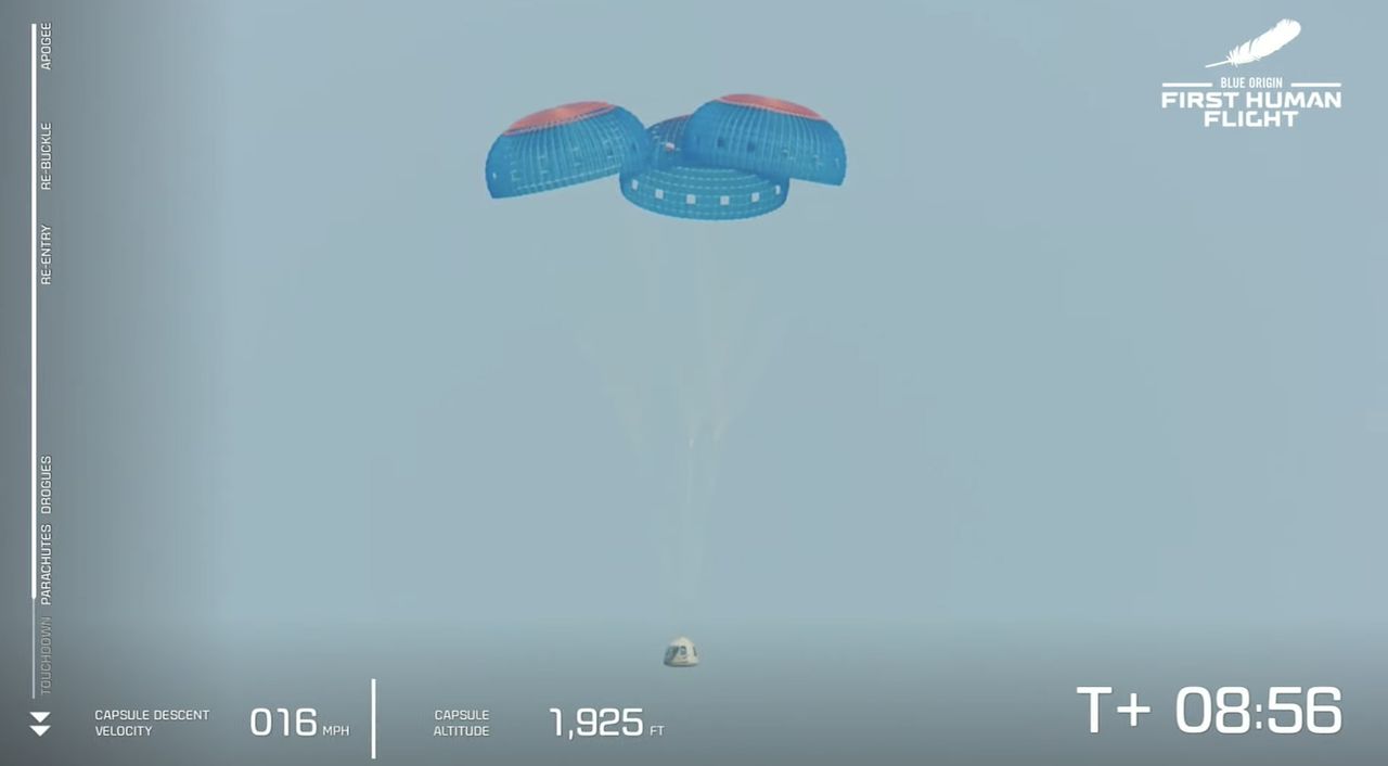 Blue Origin made history when four passengers, including Jeff Bezos, lifted off and made it to space aboard New Shepard.