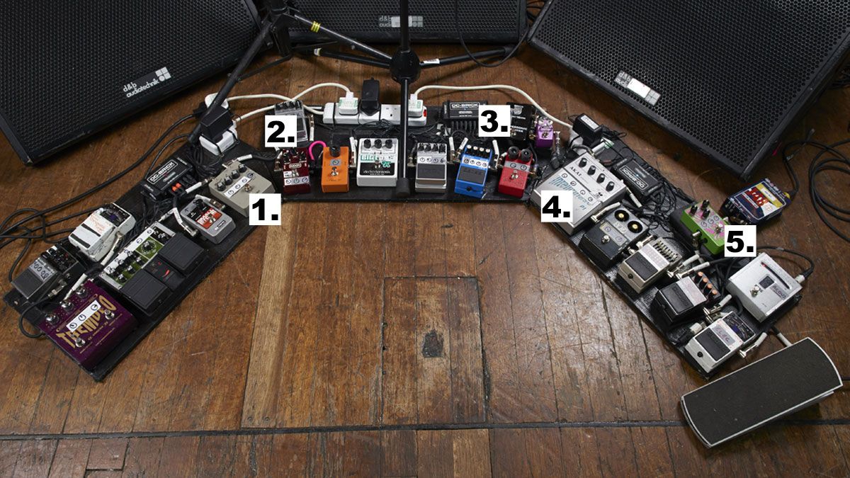 In pictures 68 pro guitarists' pedalboards MusicRadar