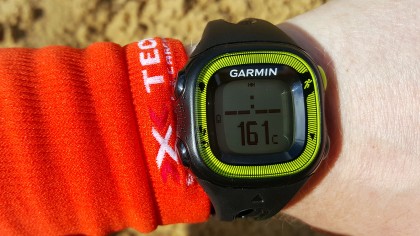 Garmin Forerunner 15 on the run