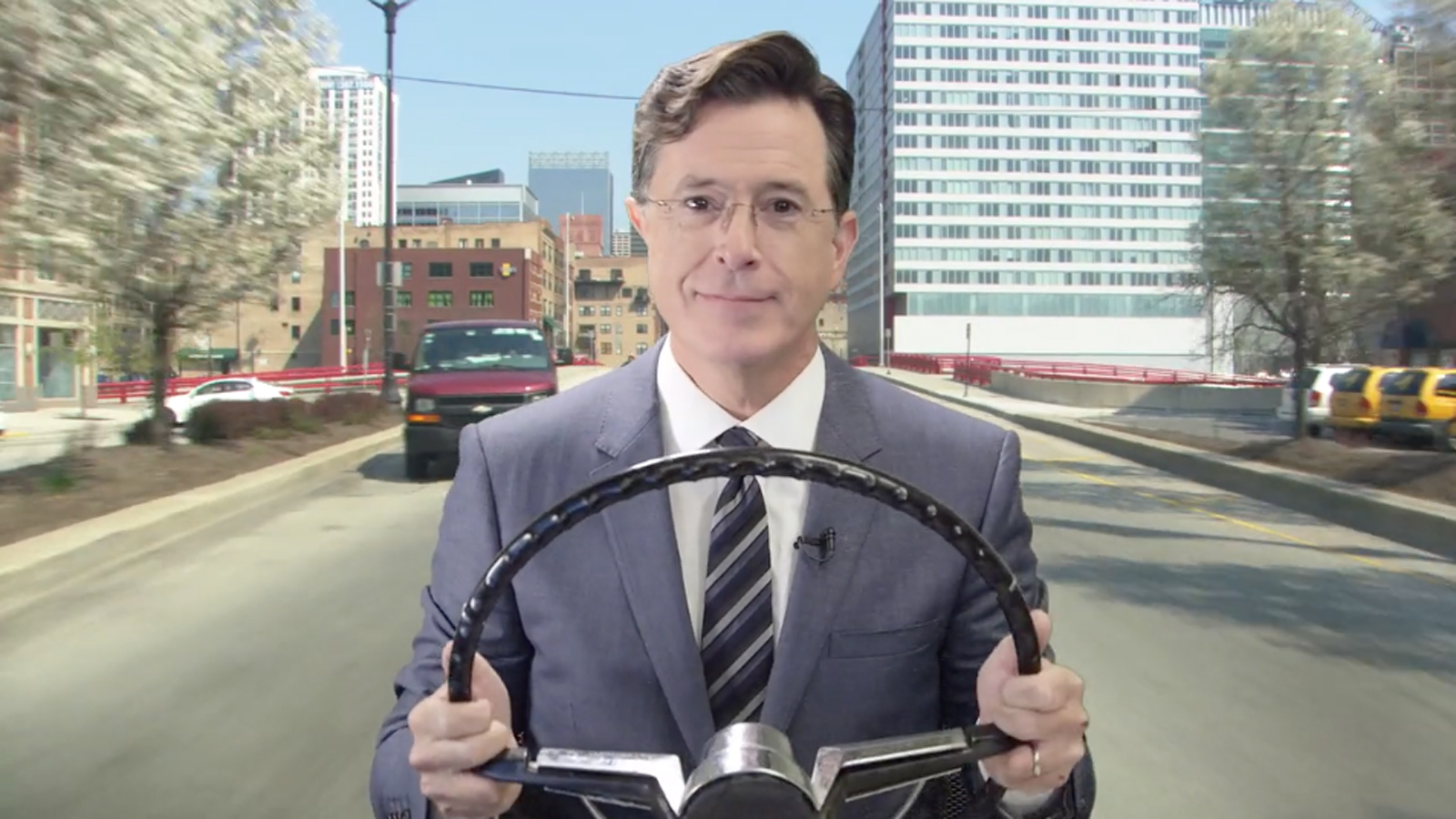 Waze Stephen Colbert