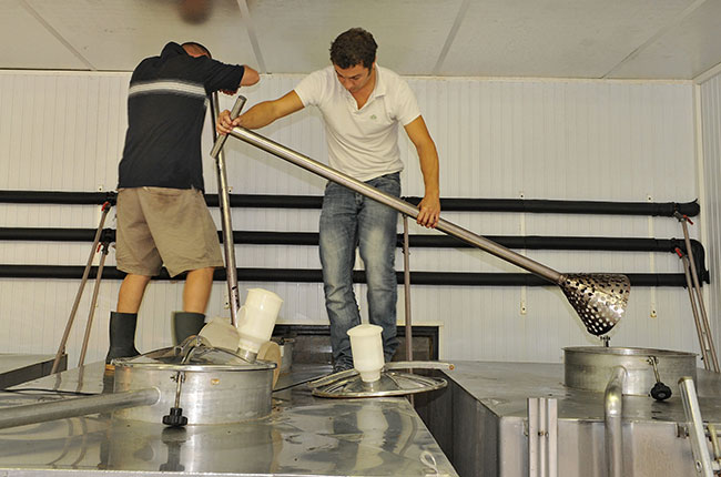 Fermentation at Chateau Champ des Soeurs