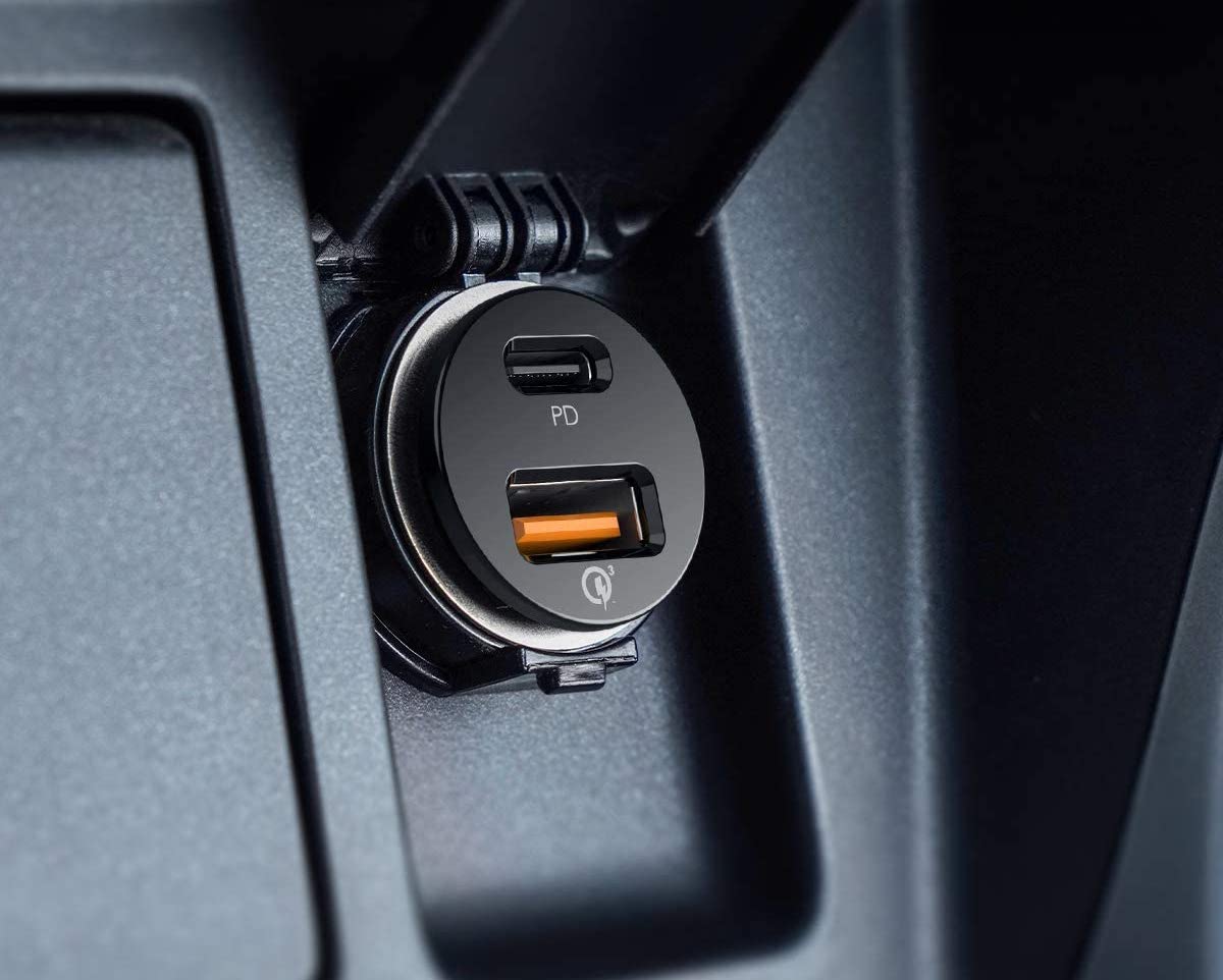 Add Aukey S Dual Port Usb Car Charger With Pd To Your Vehicle For Only