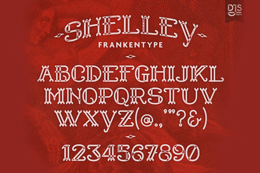 Shelley Halloween font