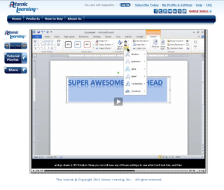 Video Tutorial: Creating a 3D Masthead in Word 2010