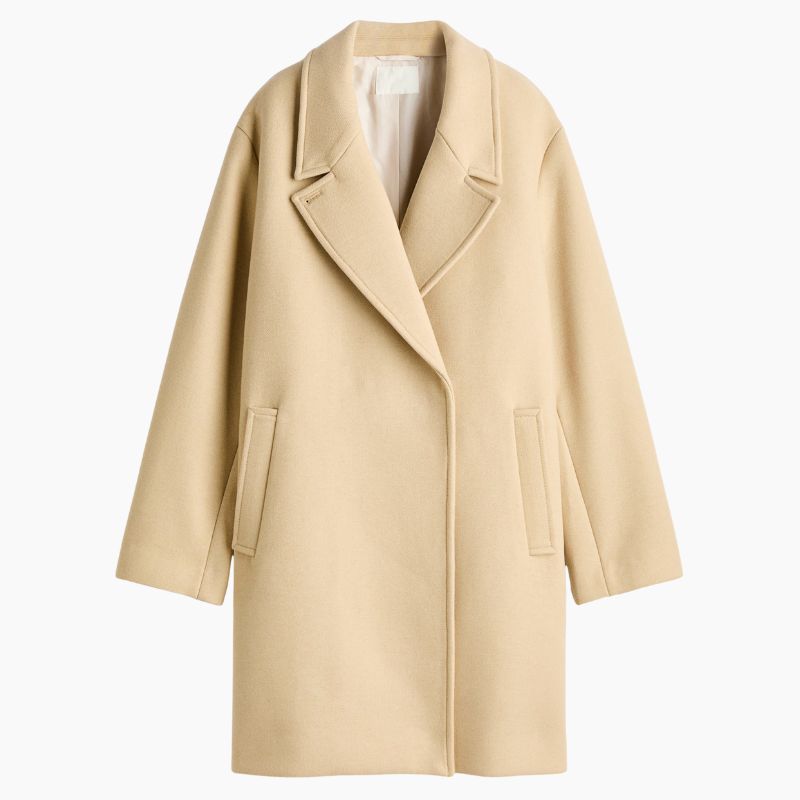 Oversized Wool-Blend Coat cut out