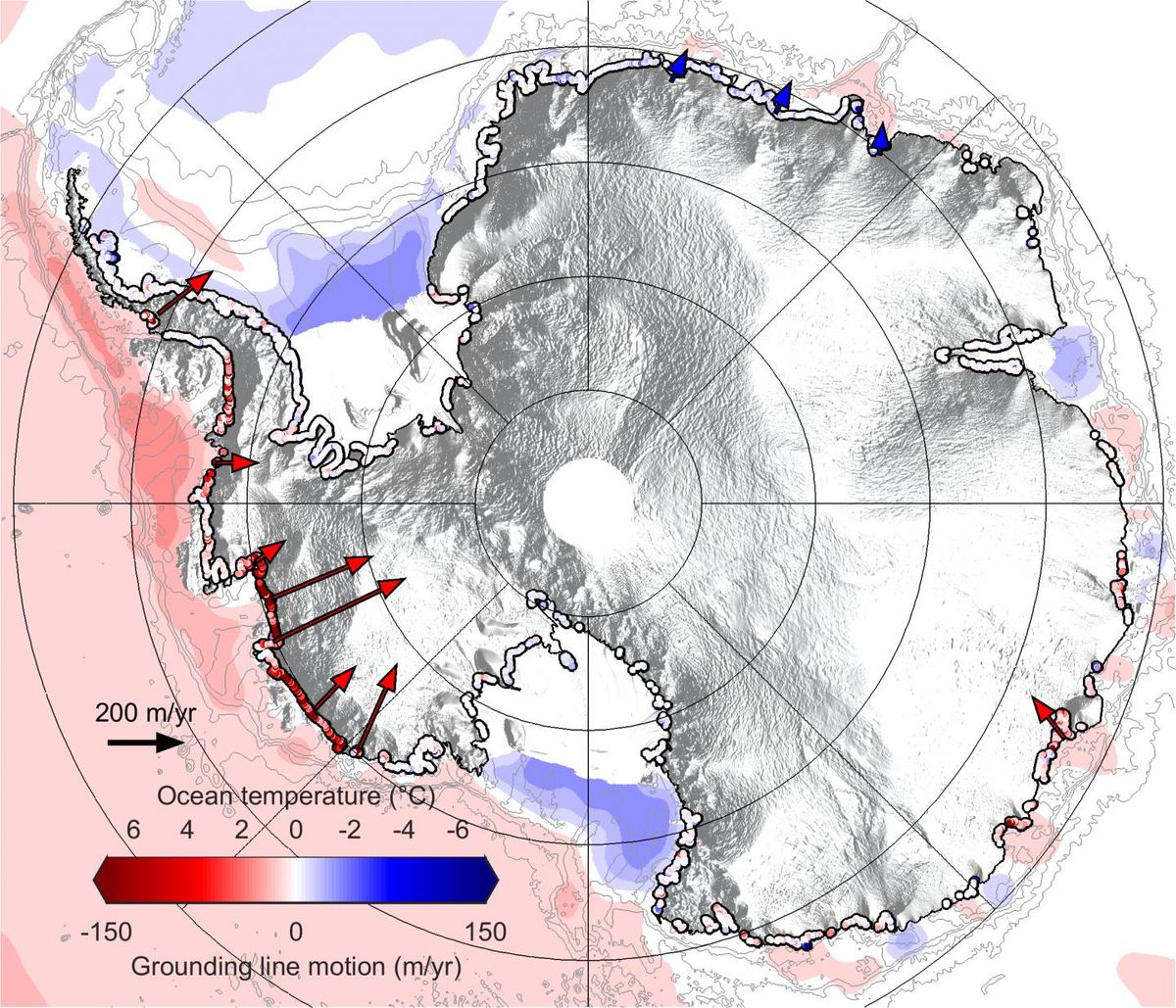 grounding lines ice antarctica