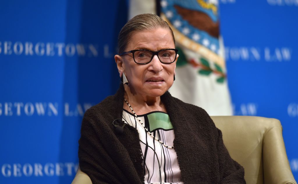 Supreme Court Justice Ruth Bader Ginsburg.