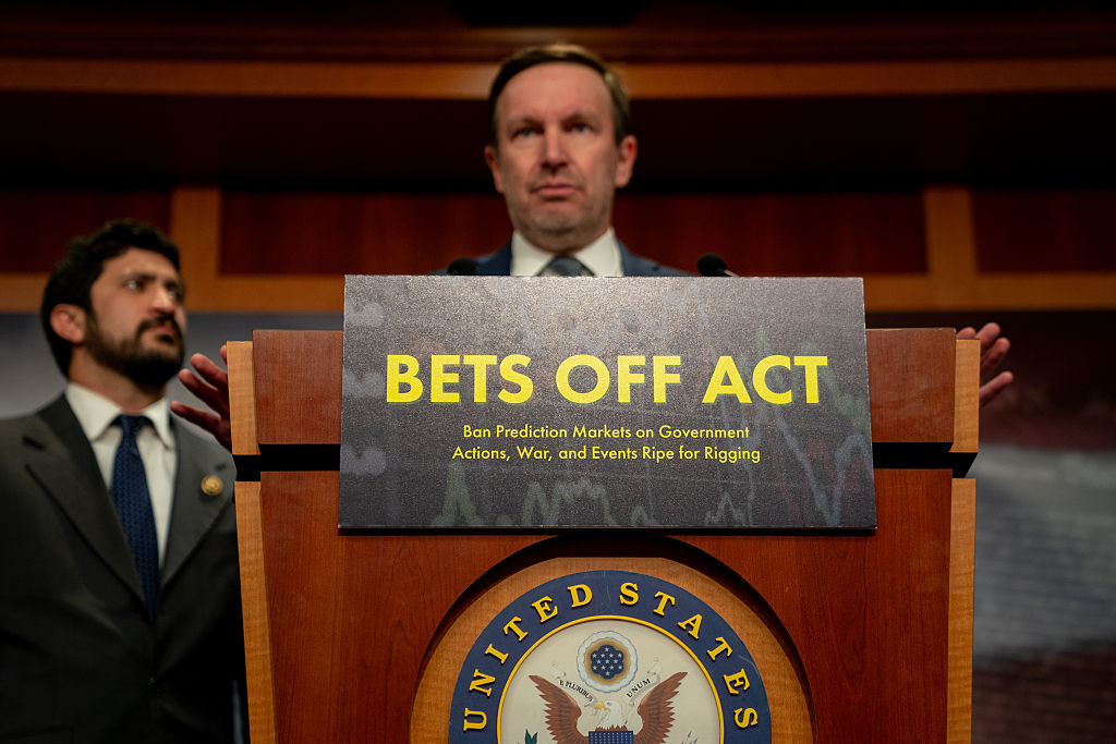 "Bets Off Act" Act would seek to end wagers on government actions and events where an individual has control or may know the outcome in advance
