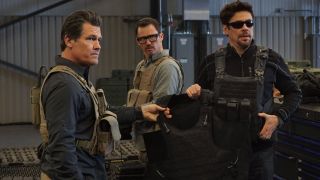 Josh Brolin, Jeffrey Donovan, and Benicio del Toro in Sicario: Day of the Soldado