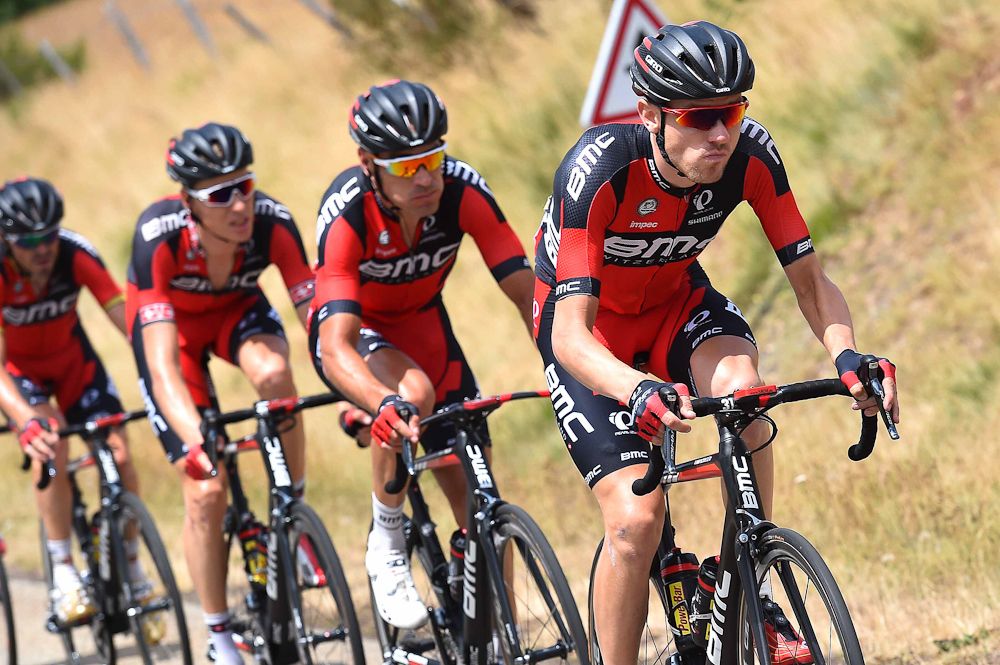 BMC push the pace for Tejay van Garderen.