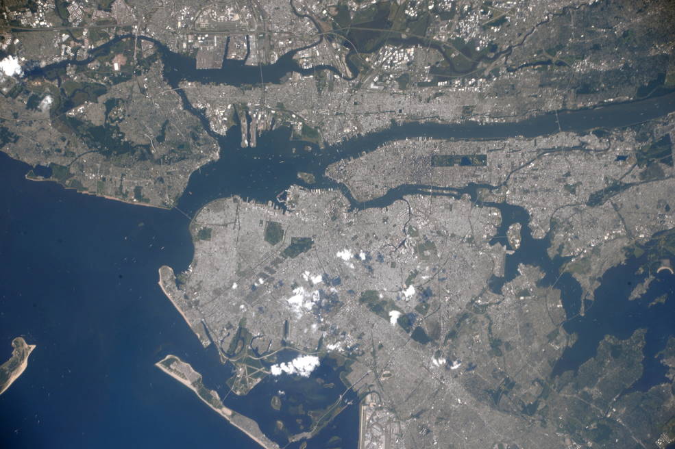 New York City from ISS