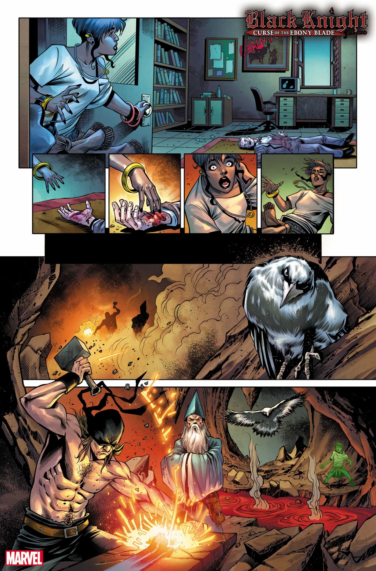 Black Knight: Curse of the Ebony Blade #2 and 3